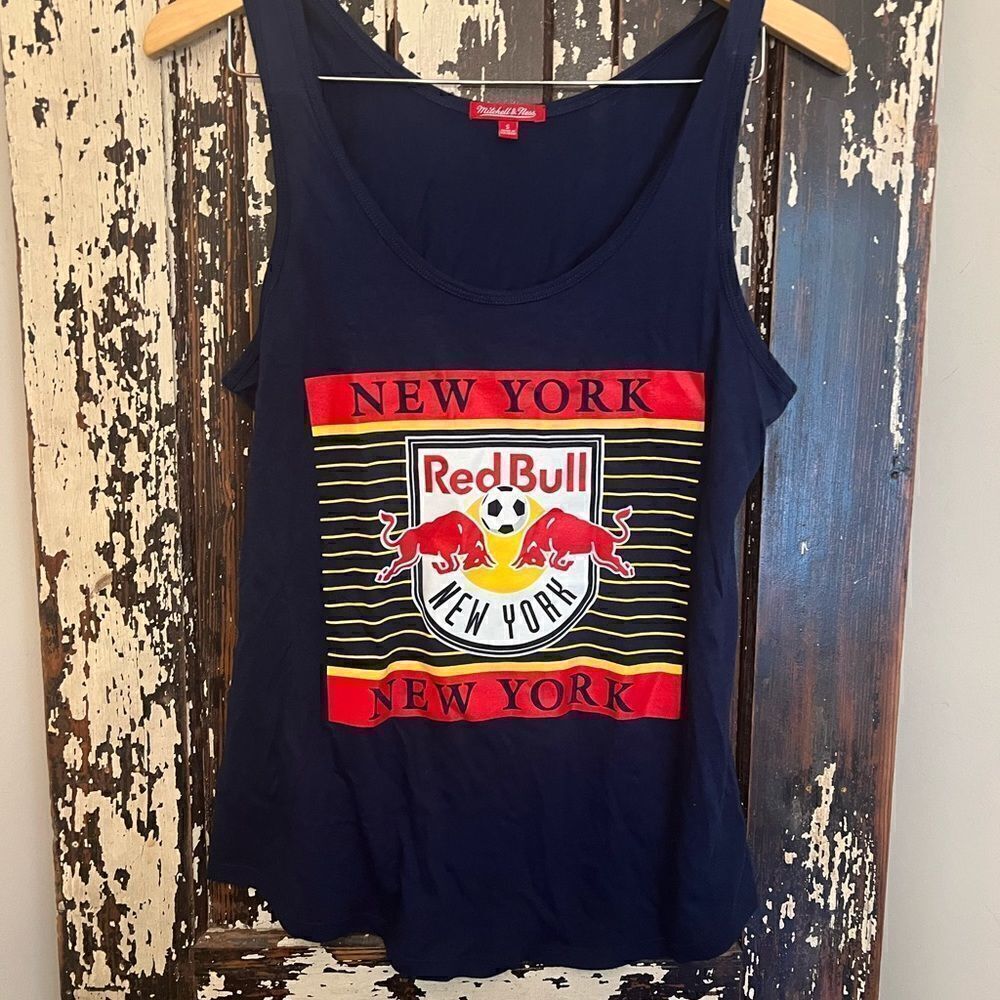 Women’s Mitchell & Ness Red Bull NY Bulls NYRB MLS soccer tank. Size small.
